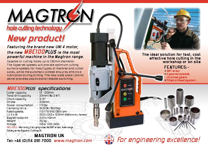 Magtron Magnetic drilling machine